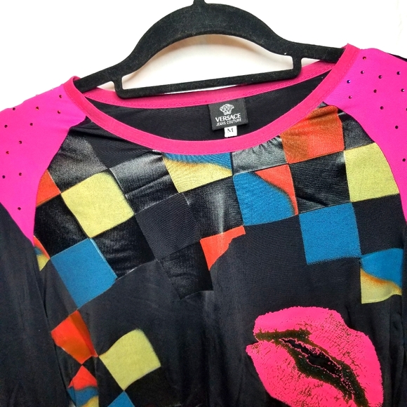 Versace Tops - Y2K Versace Jeans Couture 90's Extremely rare T-Shirt …Sz. M.